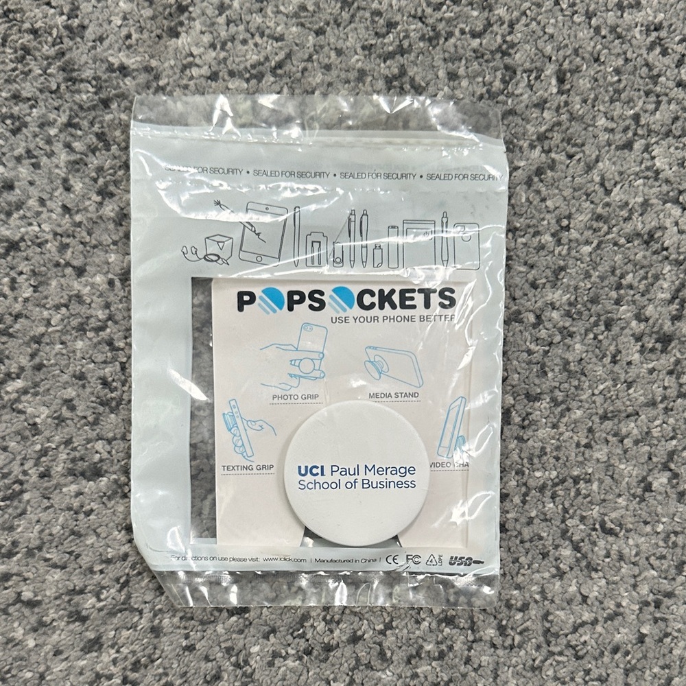 UC Irvine Paul Merage Popsockets Phone Grip and Stand